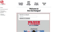 Desktop Screenshot of donquidesigns.com