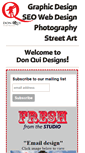 Mobile Screenshot of donquidesigns.com